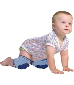 Resim Özgürce Iki Renkli Emekleme Dizliği, Rahat ve Güvenli Destekli Bebek Eşyası 