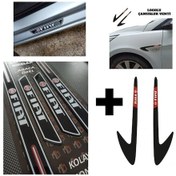 Resim Fiat 126 Kapı Eşiği + Logolu Çamurluk Venti Set 