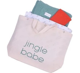 Resim Babe Organik Pamuk Unisex El Örgüsü Su Yeşil Bebek Battaniyesi. 