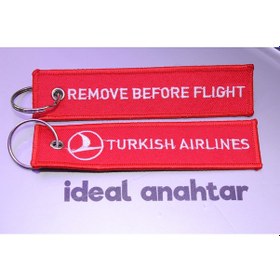 Resim Ripido Remove Before Flıght Turkish Airlines Anahtarlık 1 Adet 