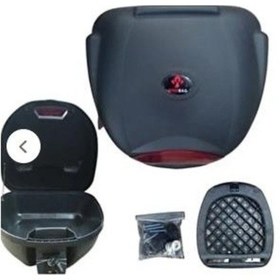 Resim Bike Sky Motosiklet Arka Çanta / Kurye Çantası 32 Lt Siyah 