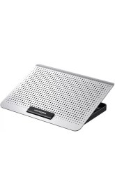 Resim Misda Store Icecoorel Alimünyum Hız Ayarlı Notebook Soğutucu Ergonomik Stand Alt Başlık : Sessiz Güçlü FAN-12~17INÇ Uyumlu-yedi Seviye Stand-2xusb Hub 