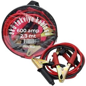 Resim Hko Akü Takviye Kablosu 600 Amper Çantalı 2,3 Mt-177902 