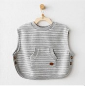 Resim Andywawa Bebek Yelek Ac26214 Gri 