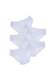 Resim New Lilla 015 Kız Çocuk Mix 5'li Külot Paketi V15- Beyaz 