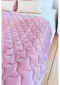 Resim Tek Kişilik Welsoft Yorgan - Çift Taraflı, Yumuşak, Hafif 160x 220cm Pembe 