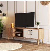 Resim 1584 EXXEN 150 CM AHŞAP AYAKLI TV ÜNİTESİ 