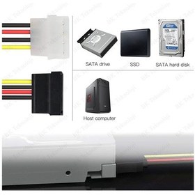 Resim 4 Pin Lp4 Molex Erkek To Sata Power Güç Kablosu 