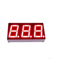 Resim 0.28 İnç 3 Basamaklı Kırmızı Anot 7 Segment Gösterge - 5 Adet 