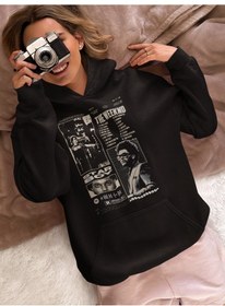 Resim Sevbano Özel Tasarım Starboy The Weeknd Baskılı Unisex Oversize Rapper Şa Siyah 