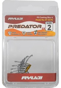 Resim Ryuji Predator St33 Ps Üçlü İğne 6 Adet - 2 1 0 