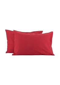 Resim Mer-Tim Ranforce Yastık Kılıfı 2'li 50 x 70 Kırmızı 