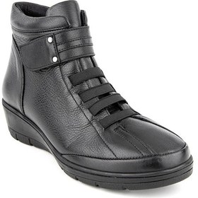 Resim Muya Theon 6 Nokta Anatomik Taban Hakiki Deri Kadın Bot 001 