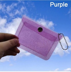 Resim Şeffaf Su Geçirmez Pvc Kartvizitlik Mini Cüzdan Kız Sikke Çanta Çok Renkli 