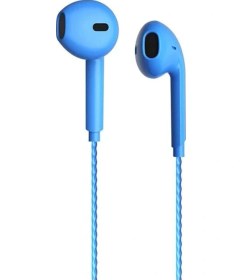 Resim Lecoo Eh104bl 3.5 Mm Jacklı Kablolu Kulak İçi Mikrofonlu Kulaklık Mavi 