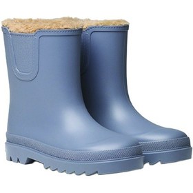 Resim Blau Bot Yağmur Kız Çocuk Lublın Toni Pons Raın Boots In Glossy Rubber Blau 