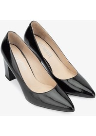 Resim Valmenti Samanta Kadın Sıyah Krsk Rgn Hakiki Deri Topuklu Ayakkabı 248 243 Bn Ayk Y24 Siyah 