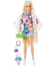 Resim Hdj45 Barbie Extra - Mavi Etekli Bebek 