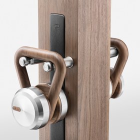 Resim Pent LOVA Set - Kettlebells Dikey Ahşap Stand | Set - Grey / Ash Walnut 