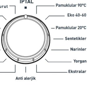 Resim VESTEL 7kg 1200devir Tam Kurutmalı Çamaşır Makinası (İHRACAT ÜRÜNÜ) 