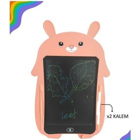 Resim 8.5 inç Tavşan Figürlü LCD Çizim ve Yazı Tableti 