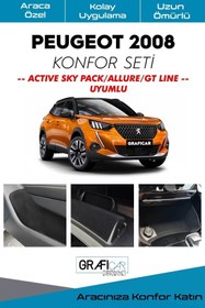 Resim GRAFICAR DESIGN Peugeot 2008 Konfor Seti Active Sky Pack / Allure / Gt Line" Model Uyumlu Ses Giderici Kaplama 