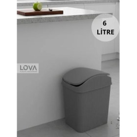 Resim PremiumPort Genç ve Şık Tasarım Maxi Çöp Kovası, Mutfak ve Banyo Için Ideal 