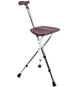 Resim Comfort Dm 74 Geniş Oturaklı Baston Yüksekliği Ayarlanır Boy Ayarlı Hafif Sağlam Oturak Baston 