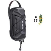 Resim Pazly Yağmur Geçirmez Hızlı Çıkarılabilir Sert Kabuklu Bisiklet Gidon Çantası Siyah Siyah 