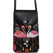 Resim Cemmys Kadın Çapraz Desenli Omuz Askılı Telefon Çantası Kılıfı 