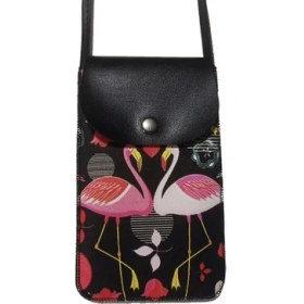 Resim Cemmys Kadın Çapraz Desenli Omuz Askılı Telefon Çantası Kılıfı 