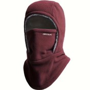 Resim 1 adet Kış Rüzgar Geçirmez Balaclava Şapka Erkekler için, Kulak Korumalı Boyunluk, Kalınlaştırılmış Polyester Elyaf Açık Hava Başlığı Bisiklet, Koşu, Kayak, Balıkçılık için, Makinede Yıkanabilir, Tatil Hediyesi için İdeal 
