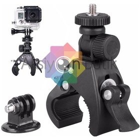 Resim Sjcam. Xiaomi Yı.eken. Gopro Uyumlu Bisiklet Zıpkın Gidon Aparatı 