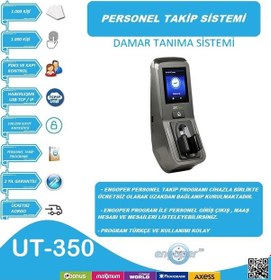 Resim Zkteco Fv350 Damar Tanıma Parmakizi Personel Takip Sistemi 