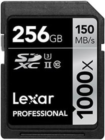 Resim LEXAR 256 SDXC 1000X (150MB/SN) UHS II HAFIZA KARTI 