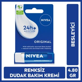 Resim Nivea Original Care Dudak Bakım Kremi 4,8 gr 