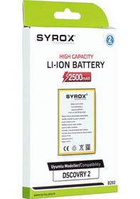 Resim Syrox General Mobile Discovery 2 Batarya 2500 Mah B202 