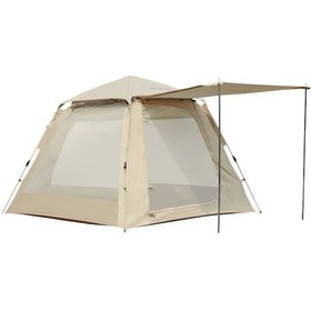 Resim Kingcamp Positano 4 Kişilik Otomatik Kurulum Çadır Sand Krem 