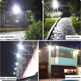 Resim Rultech 5 Adet LED Işık Projektör 100W Beyaz Işık 6500K 9000LM Bahçe Duvar Yol Aydınlatma Dış&iç Mekan 