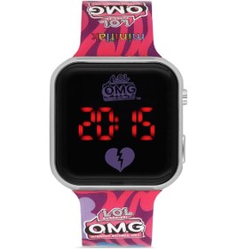 Resim Miniflak Lol Surprise Omg Lisanslı Omg8001 Mor Square Led Çocuk Saati Siyah 