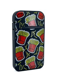 Resim Zengaz Cool Tasarım Jet Alev Çakmak - French Fries Siyah 