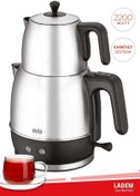 Resim Genel Markalar Ladem Inox Geniş Kapasiteli 2200 Watt Paslanmaz Çelik Çay Makinesi Ve Su Isıtıcısı 