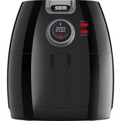 Resim SEM Fritöz Smart Aircook Dijital 5 Litre 301 