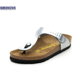 Resim Sılber Terlik Kadın Birkenstock 043851 Bırkenstock Nos Gızeh Bf Sılver Null Gümüş 