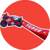 Resim neptünstore Kırmızı Motosiklet Anahtarlık 3D Çift Taraflı Silikon Motosiklet Anahtarlık 