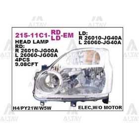 Resim Depo 21511C1RLDEM Ön Far Sağ Nissan X-Trail 07-08 26010JG40A 