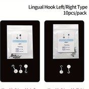 Resim 1 Paket 10 Adet Dil Arası saç tokası Sol/SAĞ Tip Ağız Bakımı - Aralıklı Diş Temizliği, Diş Eti Bakımı ve Floss İpuçları ile Nazik Ağız Bakımı, Ağız Diş Hijyeni Ürünleri, Kolay Kullanım Tasarımı, Dayanıklı Ambalaj 
