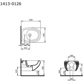 Resim Bocchi Strata Asma Bide Parlak Beyaz 1413-001-0120 Çok Renkli 