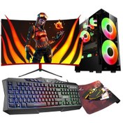 Resim Zeiron Wonder X40 i5-3470 8 GB 1 TB 128 GB GT730 23.8" Curved Masaüstü Oyuncu Bilgisayar 