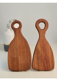 Resim Kahve Sunumu Kesme Tahtası 2'li 